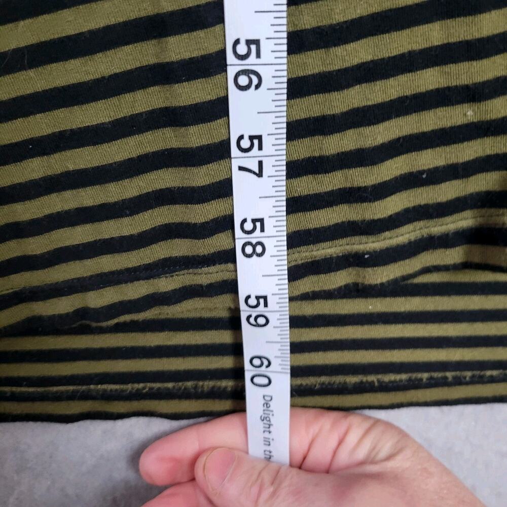 Old Navy Black and Olive Green Striped Maxi Dress - Picture 8 of 11